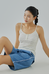 Evalina Floral Knitted Camisole